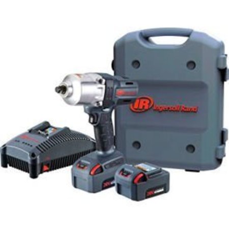 INGERSOLL-RAND Ingersoll Rand W7150-K22 1/2" 20V Hi-Torque Cordless Impact Wrench Kit 2 Batteries 5.0Ah  W7150-K22